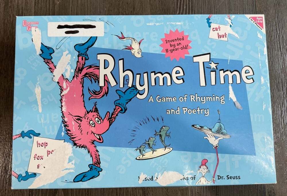 Dr. Seuss Rhyme Time A Game of Rhyming and Poetry Board Game